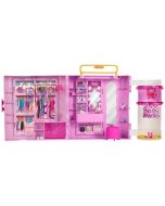 Barbie deluxe armário com roupa de bonecas