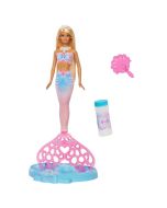 Barbie boneca sereia bolas de sabão