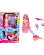 Barbie boneca sereia toque de magia Malibu