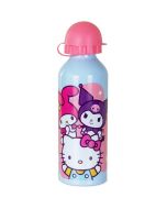 Garrafa de alumínio 500 ml Hello Kitty azul