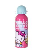 Garrafa de alumínio 500 ml Hello Kitty rosa