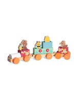 Chicco My Wood Friends comboio dos ursinhos