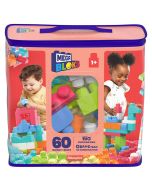 Mega Bloks bolsa 60 bloques rosa