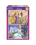 Educa Puzzle 2x48 princesas Disney