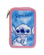 Estojo 2 fechos Stitch