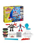 Play-Doh Marvel Spiderman lança e atrapa