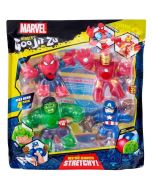 Goo Jit Zu pack 4 figuras Marvel