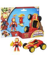 Iron Man & friends figura e veículo Iron Man