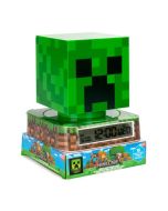 Lâmpada 3D cm despertador e data Minecraft
