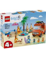 Lego Bluey Escursão Familiar à Praia da Bluey