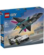 Lego City jato contra carro