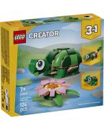 Lego Creator tartaruga com flor de lírio