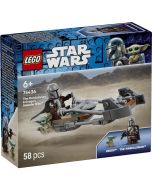 Lego Star Wars moto Speeder Mandalorian e Grogu