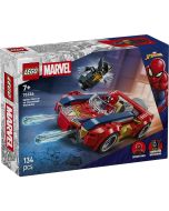 Lego Super Heróis carro Spiderman vs Wolverine