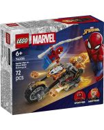 Lego super Heróis Spiderman vs motorista Fantasma
