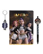 Caderno caneta e porta chaves golden Kpop