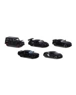 Majorette giftpack 5 carros pretos