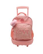 Mochila escolar e trolley Love 44 cm