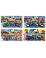 Hot Wheels Monster Truck duetos demolição 1:64