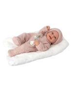 Boneca bebé Elegance 42 cm Zoe vinyl com almofada