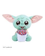 Peluche Star Wars Mandalorian Grogu pipocas 25cm