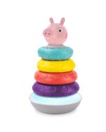Aros empilháveis com sons Peppa Pig