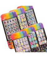 Conjunto de unhas Rainbow High