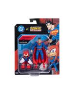 Sonic x DC  Figura Kunckles 7cm e Superman 15 cm
