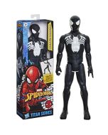 Spiderman figura titán Spiderman com fato preto
