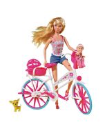 Steffil Love boneca com bicicleta