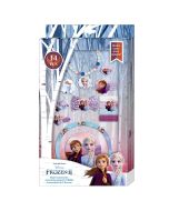 Caixa 14 acessórios cabelo Frozen 2