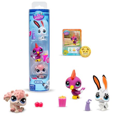Littlest Pet Shop pack de 3 mascotes Park Pets Lps