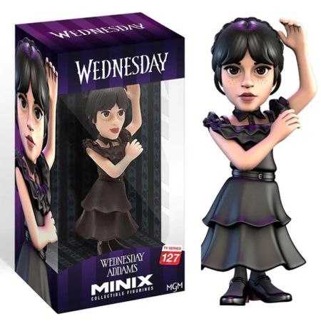 Figura Minix Wednesday Addams vestido de baile