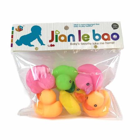 Conjunto 6 patos de borracha