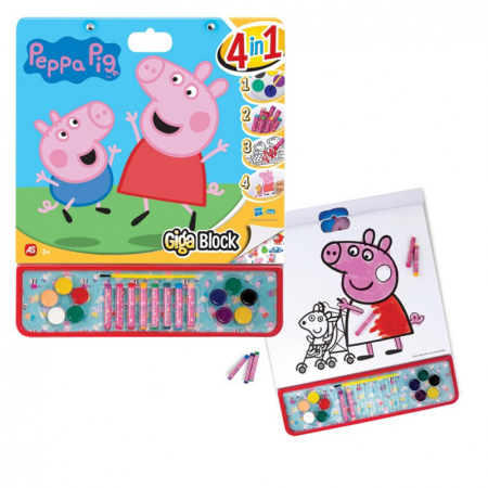 Giga block Peppa Pig 4 en1