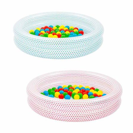 Piscina infantil com bolas de cores Φ91 x 20 cm