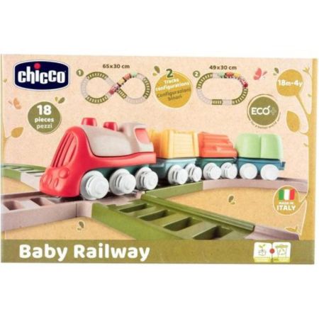 Chicco conjunto circuito e comboio eco+