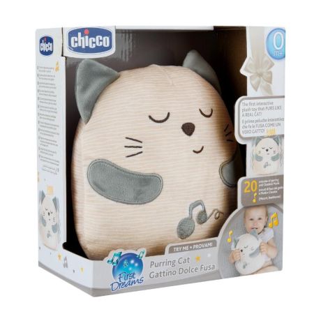 Chicco peluche gatinho ronroniador