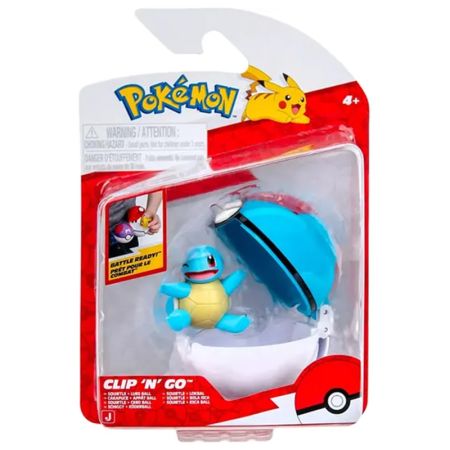 Pokémon Clip n' Go Squirtle com Lure Ball