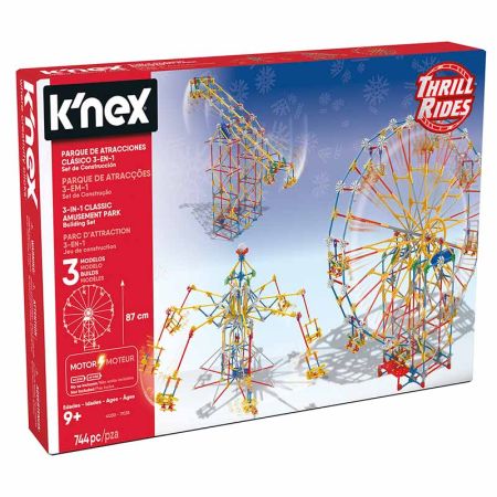 Knex parque de atrações 744 peças