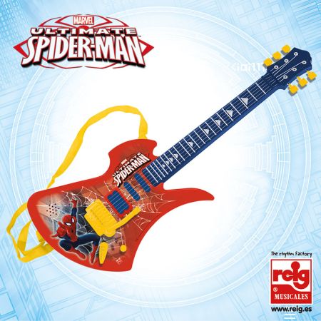 Guitarra electrónica Spiderman