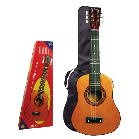 Guitarra de madeira 65 cm