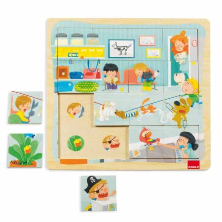 Puzzle madeira clínica veterinária