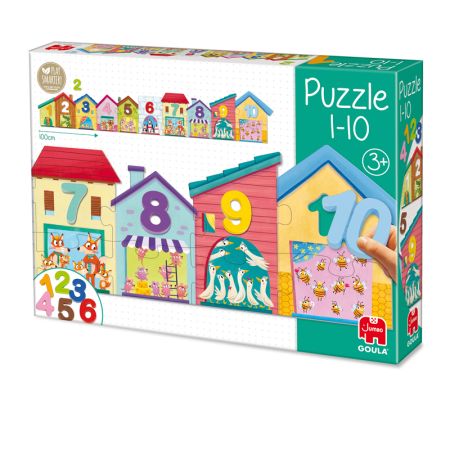 Puzzle Madeira casas do 1 ao 10