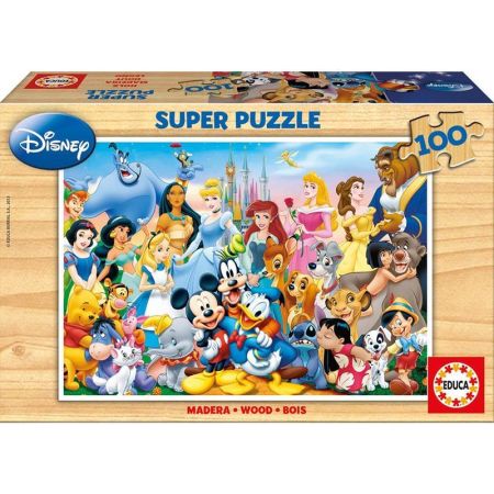Educa puzzle 100 madeira Maravilhoso Mundo Disney
