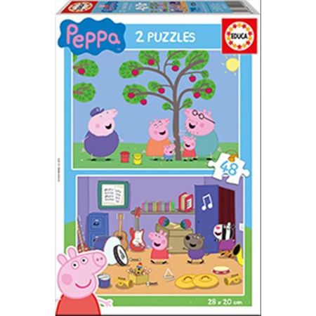 Educa puzzle 2x48 Peppa Pig