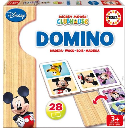 Educa domino madeira Mickey Minnie