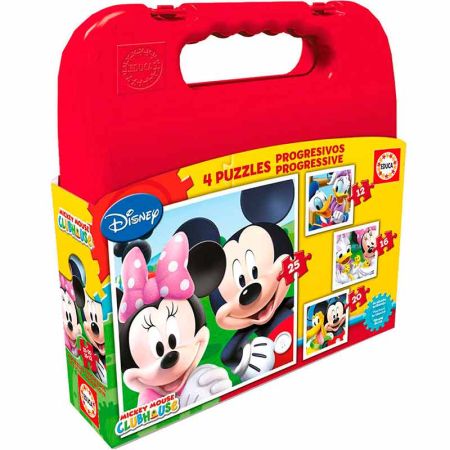 Educa puzzle progressivo Mickey Mouse 12-16-20-26