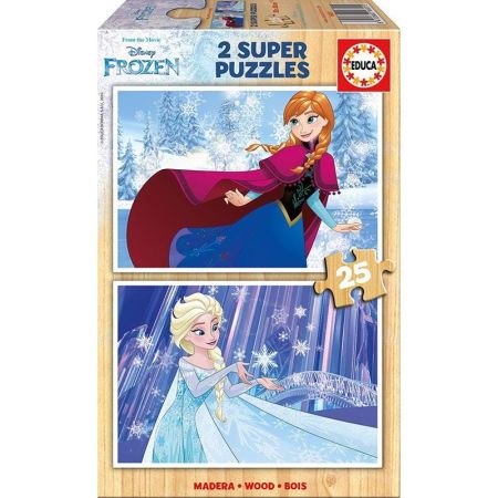 Educa puzzle madeira 2x25 Frozen