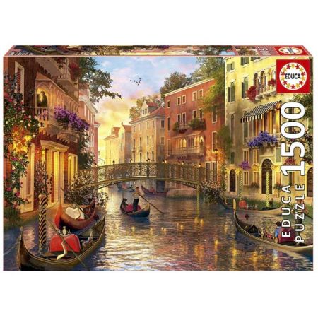 Educa puzzle 1500 entardecer em Veneza